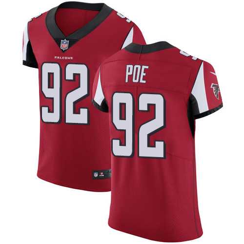 Nike Atlanta Falcons #92 Dontari Poe Red Team Color Men's Stitched NFL Vapor Untouchable Elite Jersey