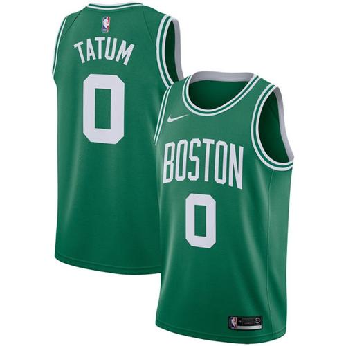 Nike Boston Celtics #0 Jayson Tatum Green NBA Swingman Icon Edition Jersey