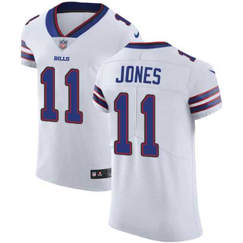 Nike Buffalo Bills #11 Zay Jones White Men's Stitched NFL Vapor Untouchable Elite Jersey