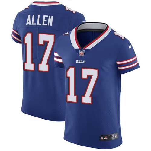 Nike Buffalo Bills #17 Josh Allen Royal Blue Team Color Men's Stitched NFL Vapor Untouchable Elite Jersey