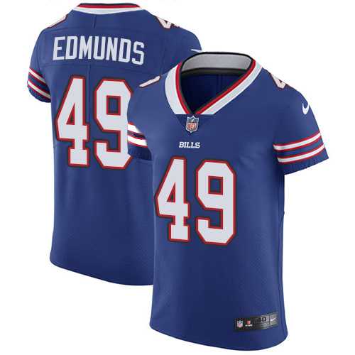 Nike Buffalo Bills #49 Tremaine Edmunds Royal Blue Team Color Men's Stitched NFL Vapor Untouchable Elite Jersey