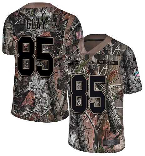 Nike Buffalo Bills #85 Charles Clay Camo Men's Stitched NFL Limited Rush Realtree Jersey