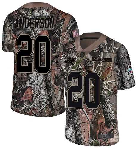 Nike Carolina Panthers #20 C.J. Anderson Camo Men's Stitched NFL Limited Rush Realtree Jersey