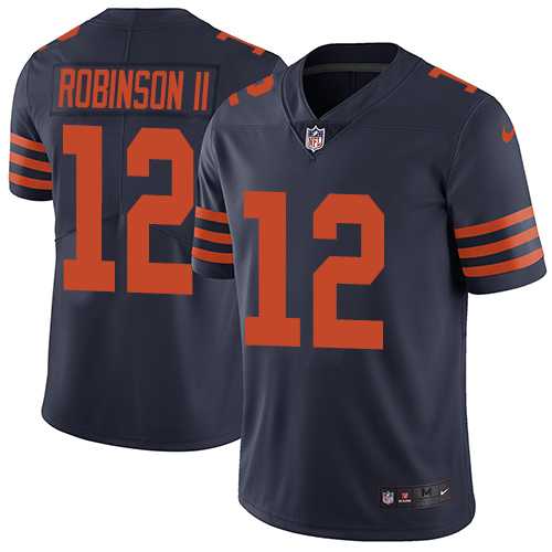 Nike Chicago Bears #12 Allen Robinson II Navy Blue Alternate Men's Stitched NFL Vapor Untouchable Limited Jersey