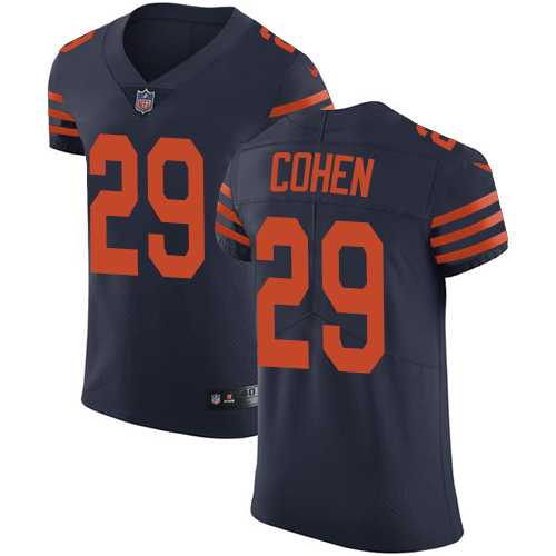 Nike Chicago Bears #29 Tarik Cohen Navy Blue Alternate Men's Stitched NFL Vapor Untouchable Elite Jersey