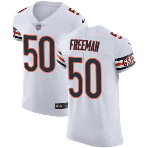 Nike Chicago Bears #50 Jerrell Freeman White Men's Stitched NFL Vapor Untouchable Elite Jersey