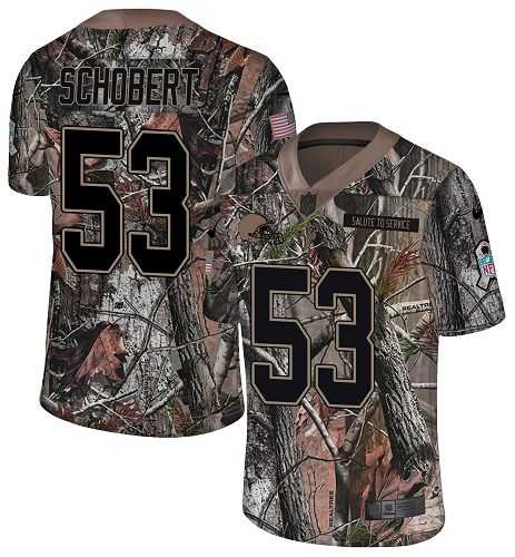 Nike Cleveland Browns #53 Joe Schobert Camo Men's Stitched NFL Limited Rush Realtree Jersey