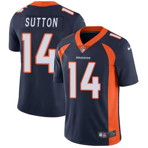 Nike Denver Broncos #14 Courtland Sutton Navy Blue Alternate Men's Stitched NFL Vapor Untouchable Limited Jersey