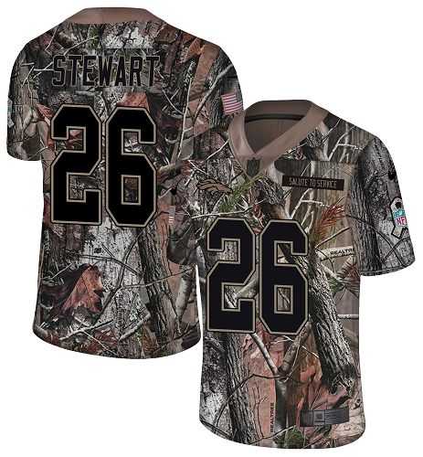 Nike Denver Broncos #26 Darian Stewart Camo Men's Stitched NFL Limited Rush Realtree Jersey
