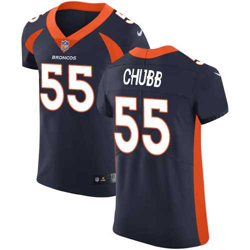 Nike Denver Broncos #55 Bradley Chubb Navy Blue Alternate Men's Stitched NFL Vapor Untouchable Elite Jersey
