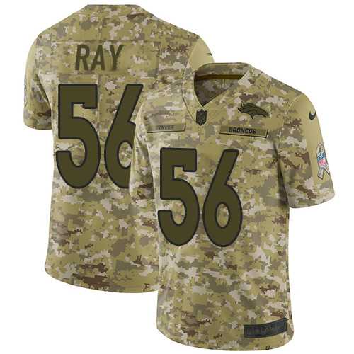 Nike Denver Broncos #56 Shane Ray Camo Men's Stitched NFL Limited 2018 Salute To Service Jersey