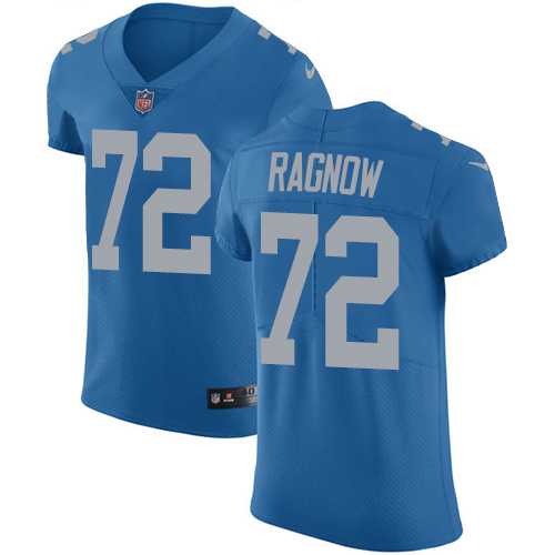 Nike Detroit Lions #72 Frank Ragnow Alternate Men's Vapor Untouchable Blue Elite NFL Jersey