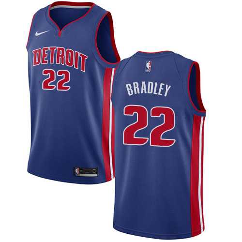 Nike Detroit Pistons #22 Avery Bradley Blue NBA Swingman Icon Edition Jersey