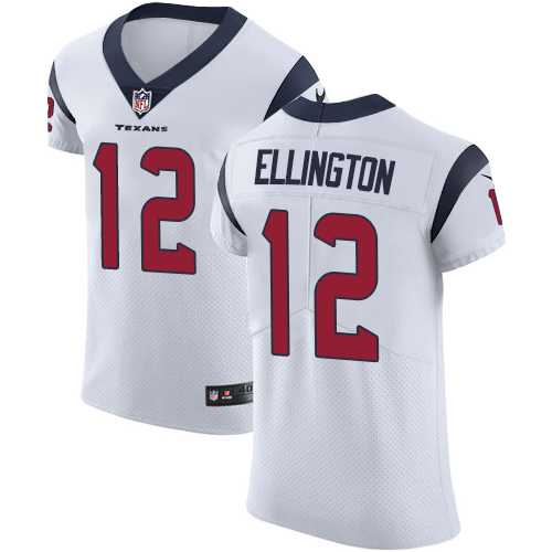 Nike Houston Texans #12 Bruce Ellington White Men's Stitched NFL Vapor Untouchable Elite Jersey