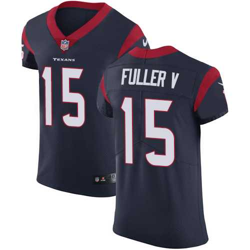 Nike Houston Texans #15 Will Fuller V Navy Blue Team Color Men's Stitched NFL Vapor Untouchable Elite Jersey