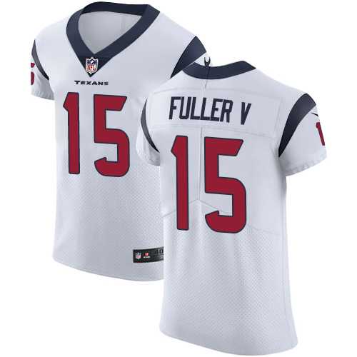 Nike Houston Texans #15 Will Fuller V White Men's Stitched NFL Vapor Untouchable Elite Jersey