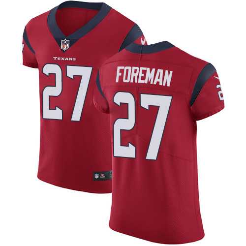 Nike Houston Texans #27 D'Onta Foreman Red Alternate Men's Stitched NFL Vapor Untouchable Elite Jersey