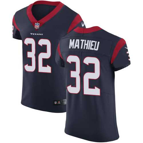 Nike Houston Texans #32 Tyrann Mathieu Navy Blue Team Color Men's Stitched NFL Vapor Untouchable Elite Jersey