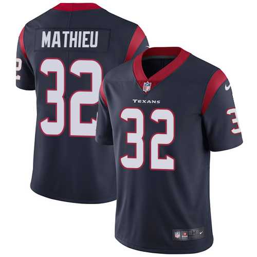 Nike Houston Texans #32 Tyrann Mathieu Navy Blue Team Color Men's Stitched NFL Vapor Untouchable Limited Jersey