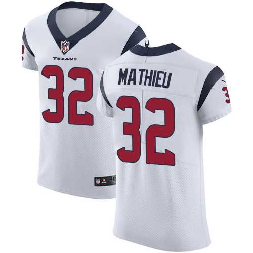 Nike Houston Texans #32 Tyrann Mathieu White Men's Stitched NFL Vapor Untouchable Elite Jersey