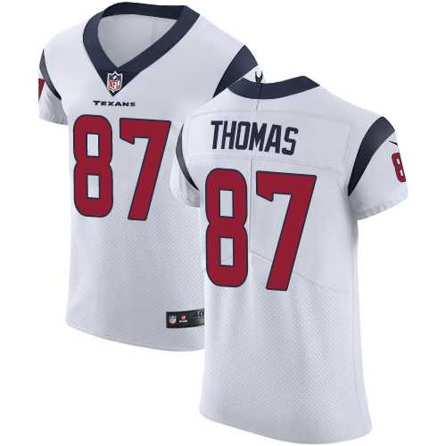 Nike Houston Texans #87 Demaryius Thomas White Men's Stitched NFL Vapor Untouchable Elite Jersey
