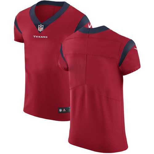 Nike Houston Texans Blank Red Alternate Men's Stitched NFL Vapor Untouchable Elite Jersey