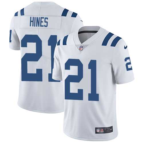 Nike Indianapolis Colts #21 Nyheim Hines White Men's Stitched NFL Vapor Untouchable Limited Jersey