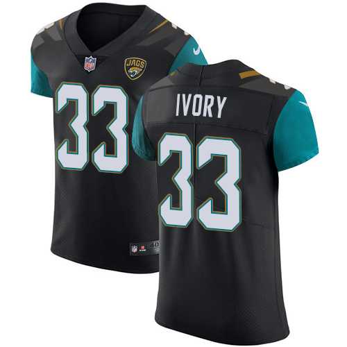 Nike Jacksonville Jaguars #33 Chris Ivory Black Alternate Men's Stitched NFL Vapor Untouchable Elite Jersey