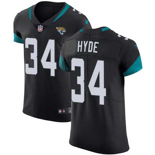 Nike Jacksonville Jaguars #34 Carlos Hyde Black Team Color Men's Stitched NFL Vapor Untouchable Elite Jersey