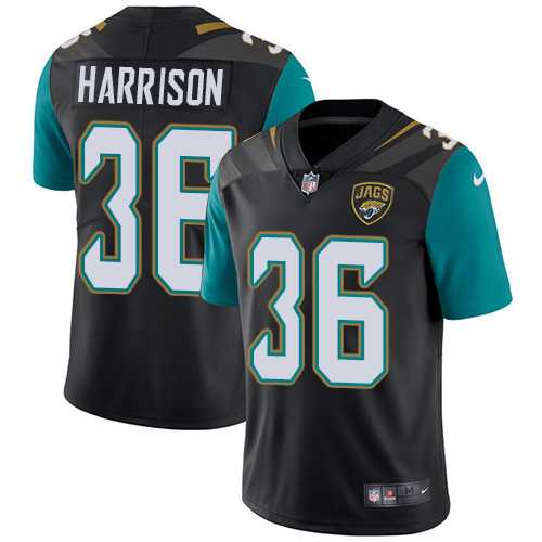 Nike Jacksonville Jaguars #36 Ronnie Harrison Black Team Color Men's Stitched NFL Vapor Untouchable Limited Jersey