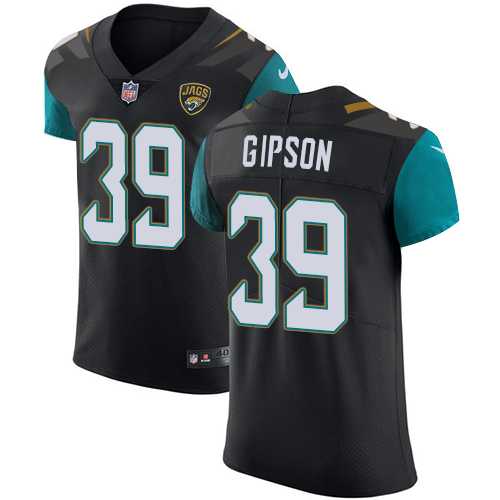 Nike Jacksonville Jaguars #39 Tashaun Gipson Black Alternate Men's Stitched NFL Vapor Untouchable Elite Jersey