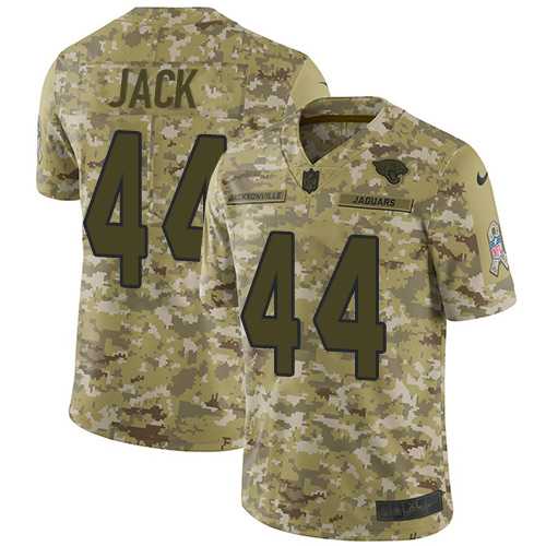 Nike Jacksonville Jaguars #44 Myles Jack Camo Men's Stitched NFL Limited 2018 Salute To Service Jersey