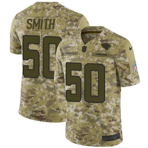 Nike Jacksonville Jaguars #50 Telvin Smith Camo Men's Stitched NFL Limited 2018 Salute To Service Jersey