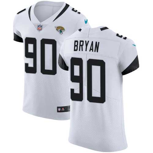 Nike Jacksonville Jaguars #90 Taven Bryan White Men's Stitched NFL Vapor Untouchable Elite Jersey