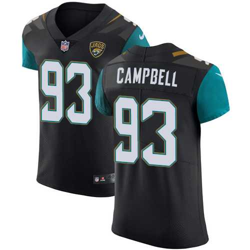 Nike Jacksonville Jaguars #93 Calais Campbell Black Alternate Men's Stitched NFL Vapor Untouchable Elite Jersey