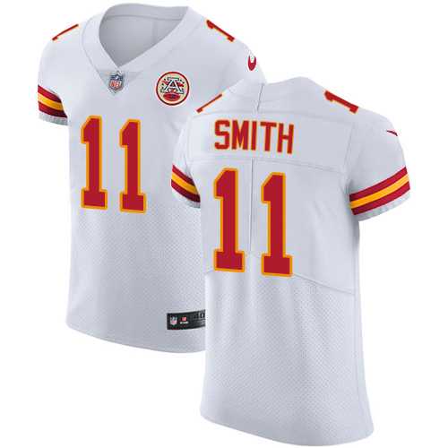 Nike Kansas City Chiefs #11 Alex Smith White Men's Stitched NFL Vapor Untouchable Elite Jersey