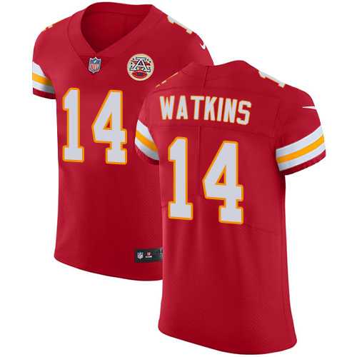 Nike Kansas City Chiefs #14 Sammy Watkins Red Team Color Men's Stitched NFL Vapor Untouchable Elite Jersey