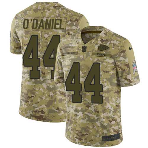 Nike Kansas City Chiefs #44 Dorian O'Daniel Camo Men's Stitched NFL Limited 2018 Salute To Service Jersey