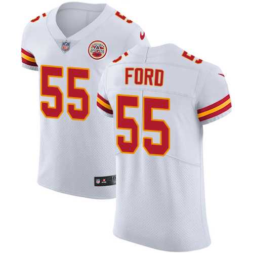 Nike Kansas City Chiefs #55 Dee Ford White Men's Stitched NFL Vapor Untouchable Elite Jersey
