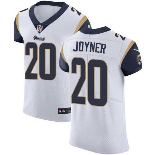 Nike Los Angeles Rams #20 Lamarcus Joyner White Men's Stitched NFL Vapor Untouchable Elite Jersey