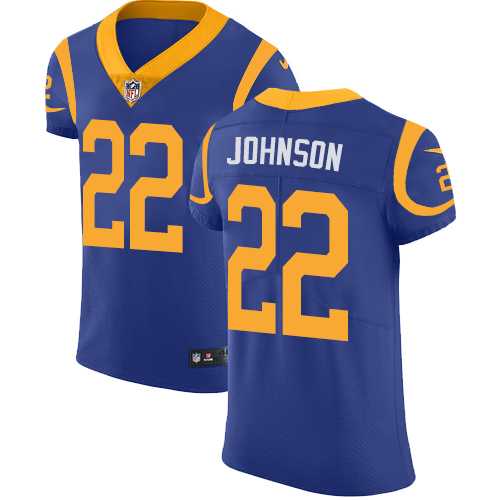 Nike Los Angeles Rams #22 Trumaine Johnson Royal Blue Alternate Men's Stitched NFL Vapor Untouchable Elite Jersey