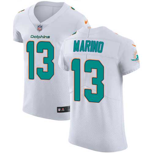 Nike Miami Dolphins #13 Dan Marino White Men's Stitched NFL Vapor Untouchable Elite Jersey