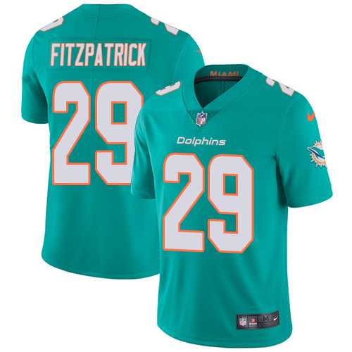 Nike Miami Dolphins #29 Minkah Fitzpatrick Aqua Green Team Color Men's Stitched NFL Vapor Untouchable Limited Jersey