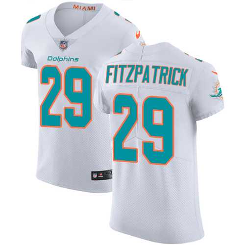 Nike Miami Dolphins #29 Minkah Fitzpatrick White Men's Stitched NFL Vapor Untouchable Elite Jersey