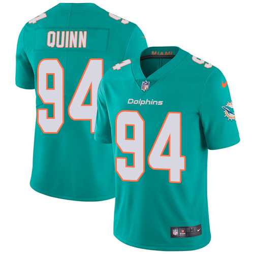 Nike Miami Dolphins #94 Robert Quinn Aqua Green Team Color Men's Stitched NFL Vapor Untouchable Limited Jersey