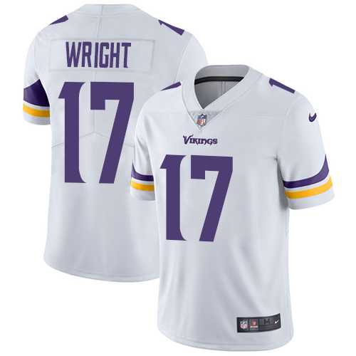 Nike Minnesota Vikings #17 Kendall Wright White Men's Stitched NFL Vapor Untouchable Limited Jersey