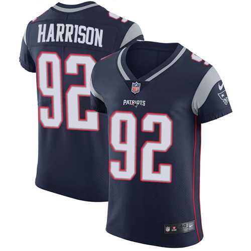 Nike New England Patriots #92 James Harrison Navy Blue Team Color Men's Stitched NFL Vapor Untouchable Elite Jersey