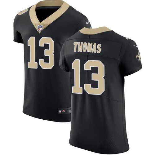 Nike New Orleans Saints #13 Michael Thomas Black Team Color Men's Stitched NFL Vapor Untouchable Elite Jersey