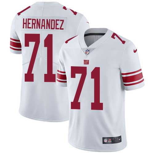 Nike New York Giants #71 Will Hernandez White Men's Stitched NFL Vapor Untouchable Limited Jersey