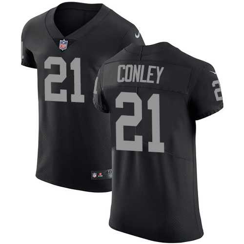Nike Oakland Raiders #21 Gareon Conley Black Team Color Men's Stitched NFL Vapor Untouchable Elite Jersey